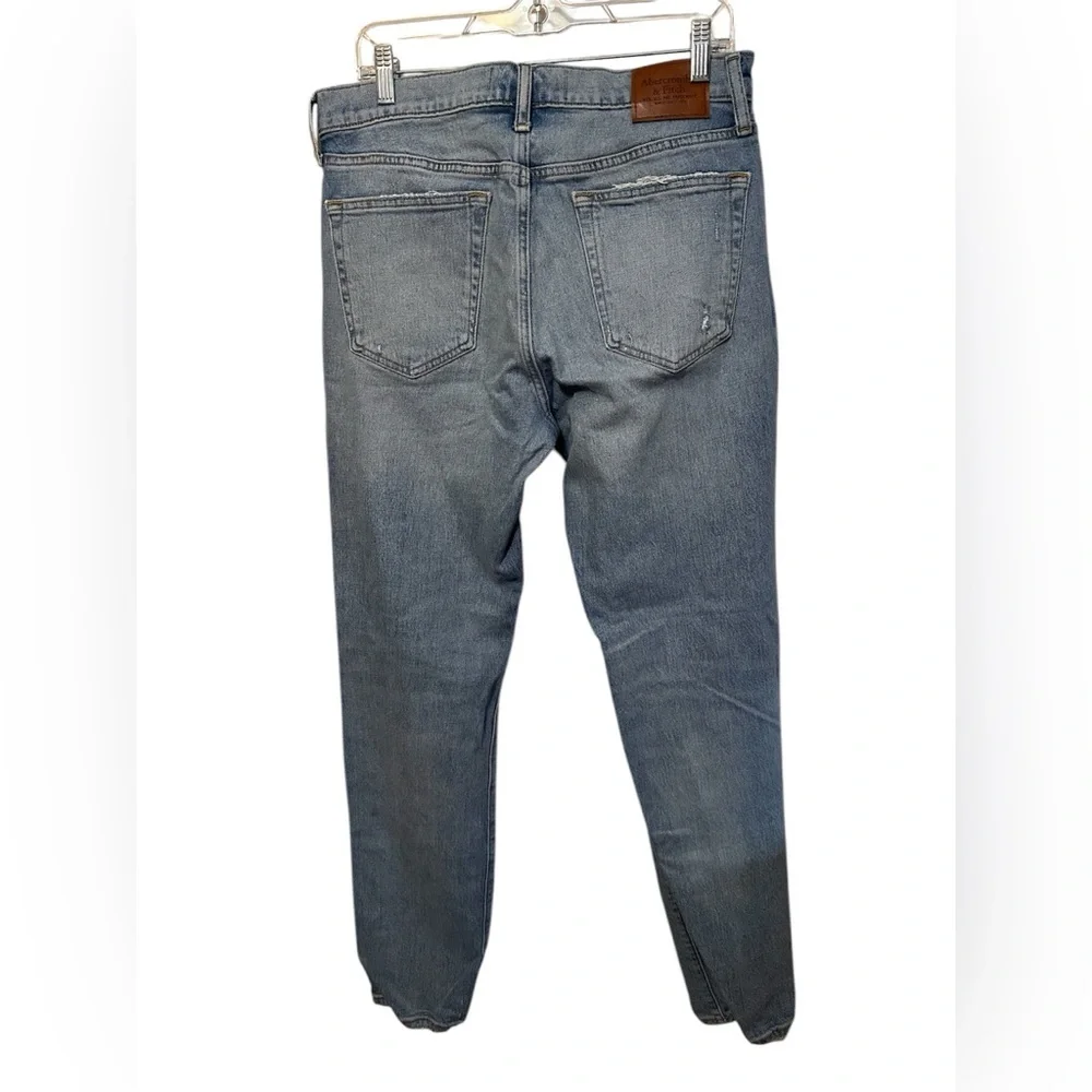 Abercrombie & Fitch Vintage Stretch 90’s Slim Fit Light Wash‎ Denim Men’s 33X34
